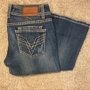 Vigoss Distressed “The Dublin” bootcut Jeans.